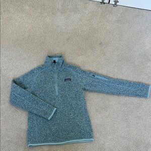 Patagonia Light Blue Fleece Pullover, Size S